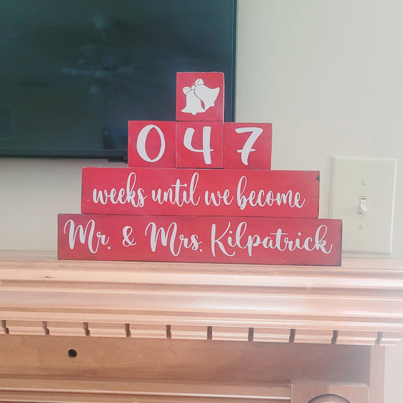Wedding Countdown Blocks