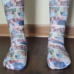 Photo Collage Socks