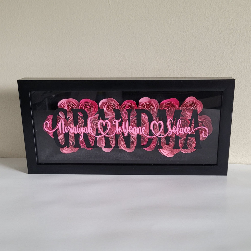 Personalized Shadow Box 5x17