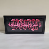 Personalized Shadow Box 5x17