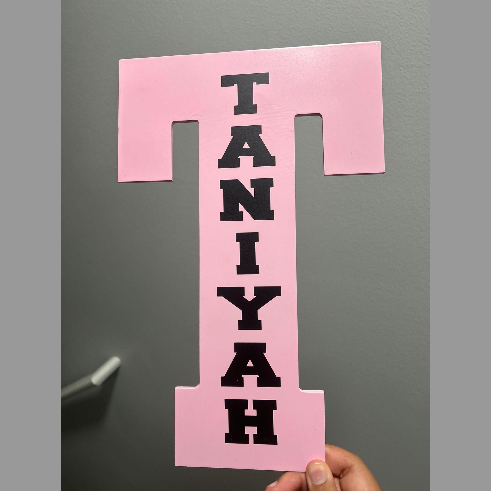 Large Letter with Name