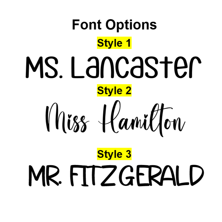 Teacher Personalized Mousepad