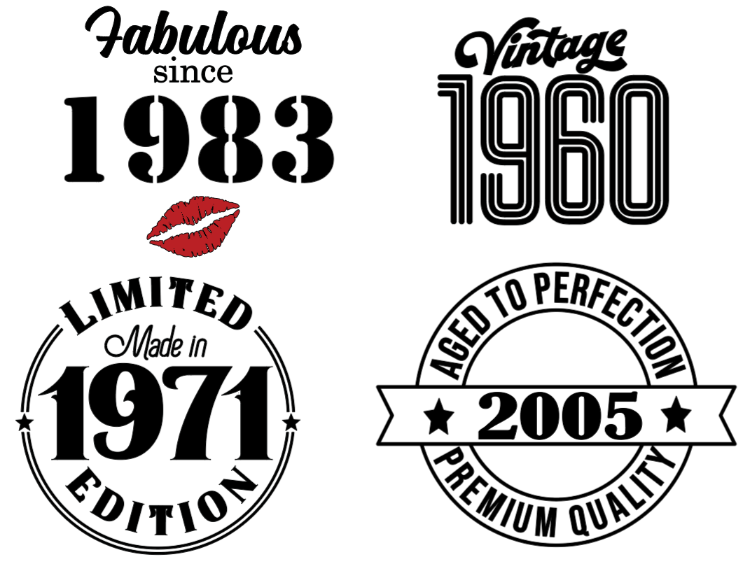 Represent Birth Year T-Shirt