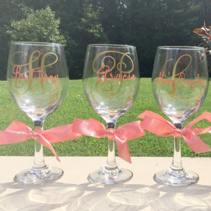 Personalized Wine Glass