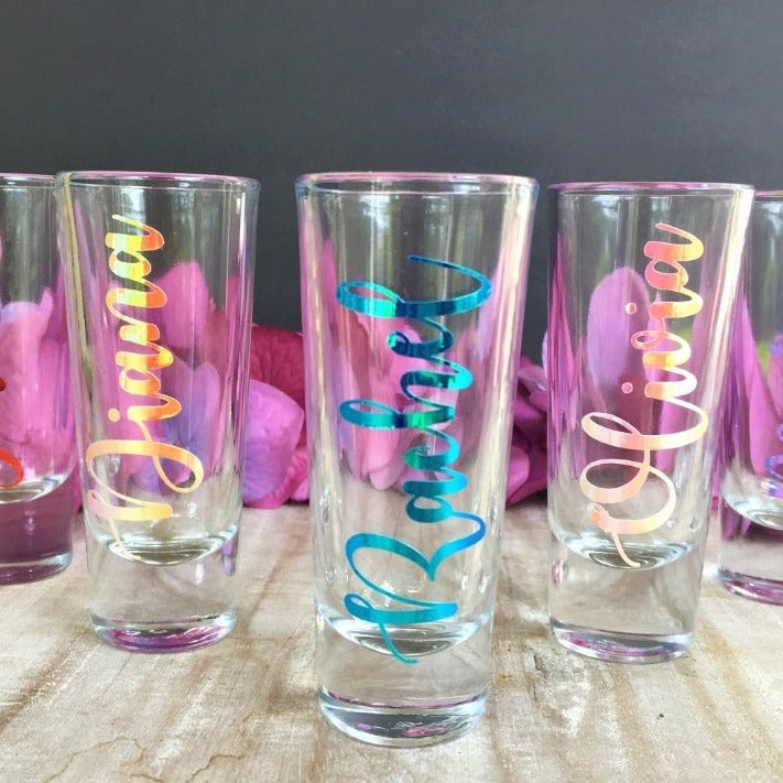 Personalized Tall Shot Glass