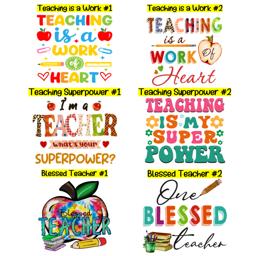 Personalized Teacher Tote Bag