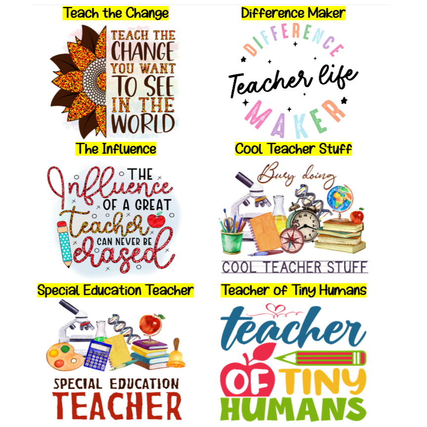 Personalized Teacher Tote Bag