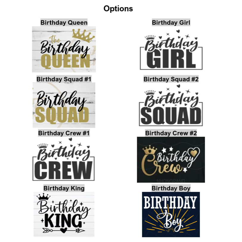 Birthday Crown T-Shirt