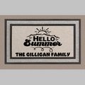 Simple Summer Personalized Doormat