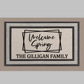 Simple Spring Personalized Doormat