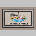 Welcome Spring Personalized Doormat