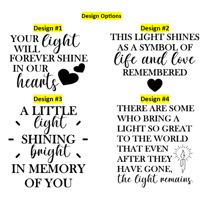 Memorial Flameless LED Candle