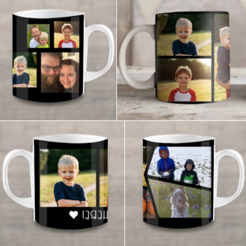 Photo Collage Ceramic Mug