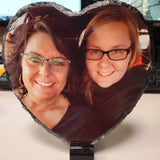 Slate Plaque Photo Display with Optional Text