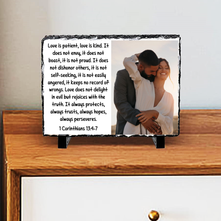 Scripture or Quote Customized Slate Plaque