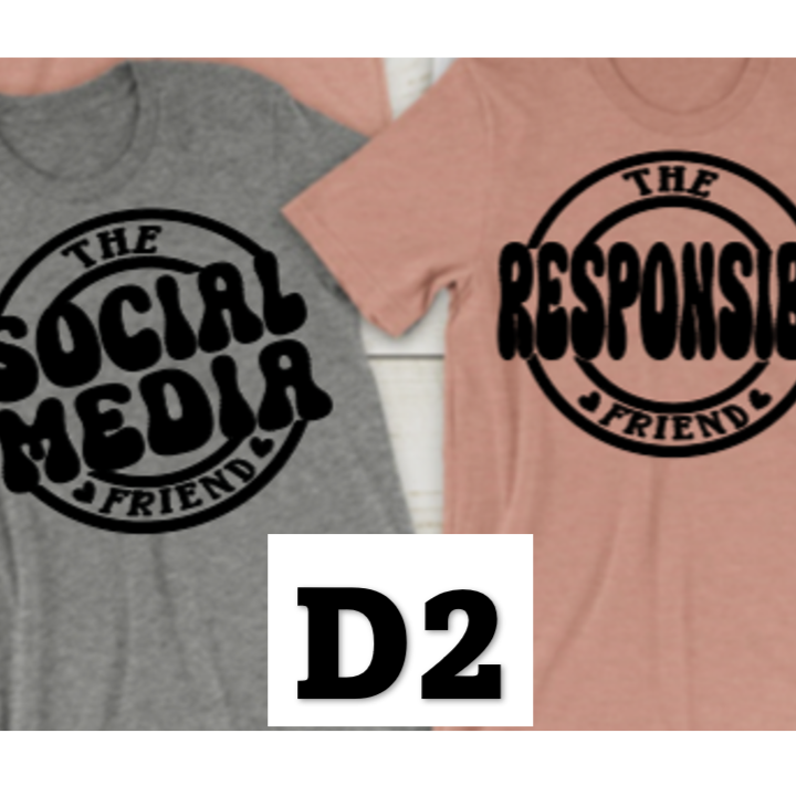 The Blank Friend Group Party T-Shirt
