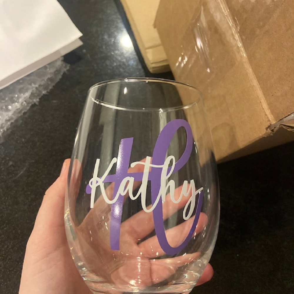 Personalized Wine Glass