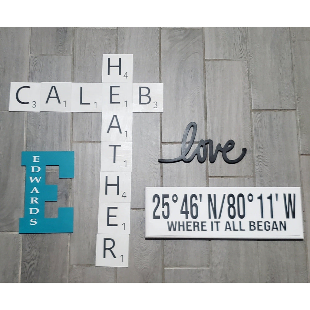 Scrabble Wall Décor Tiles