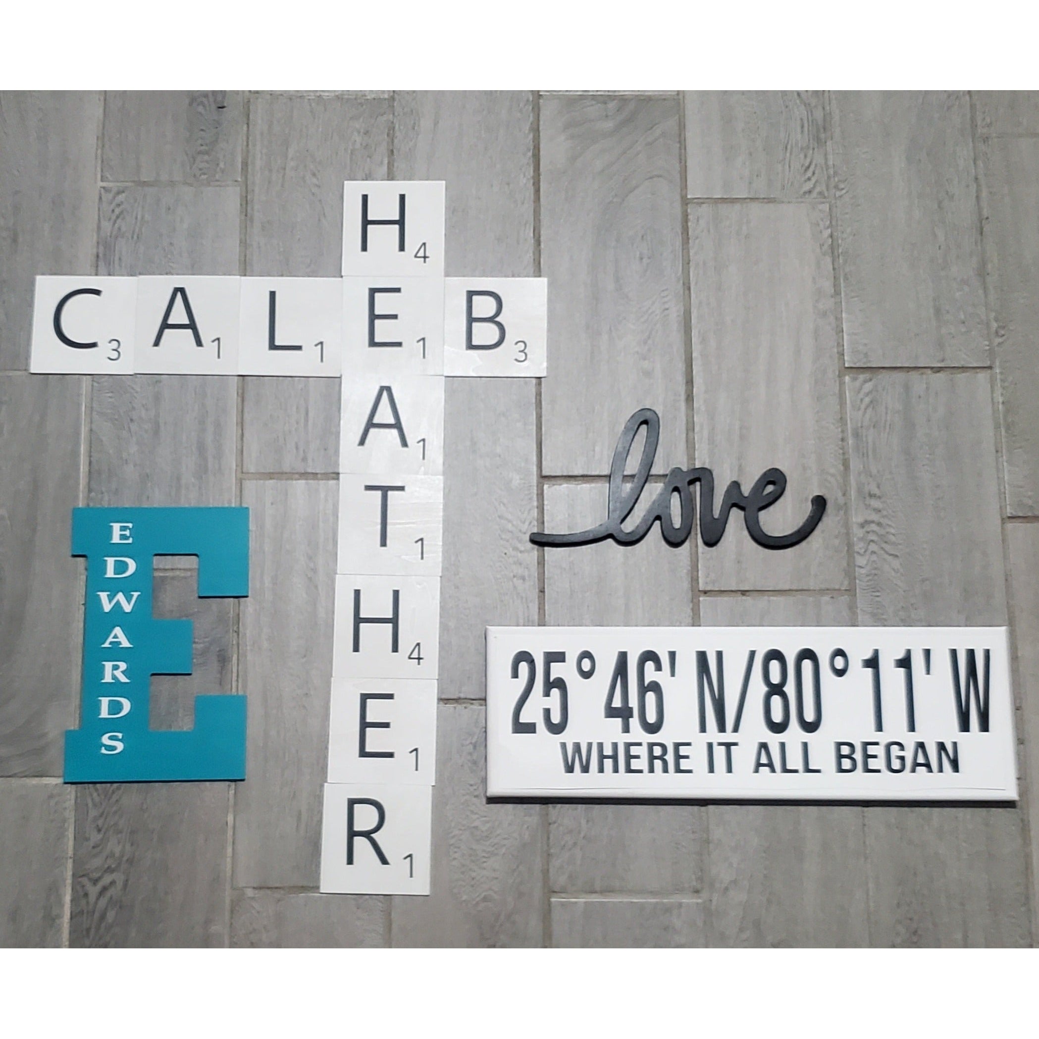 Scrabble Wall Décor Tiles