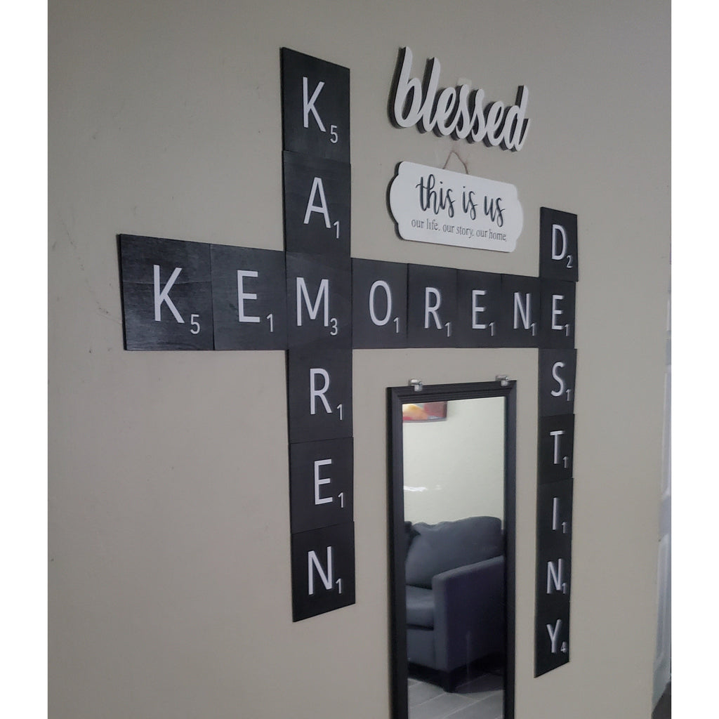 Scrabble Wall Décor Tiles