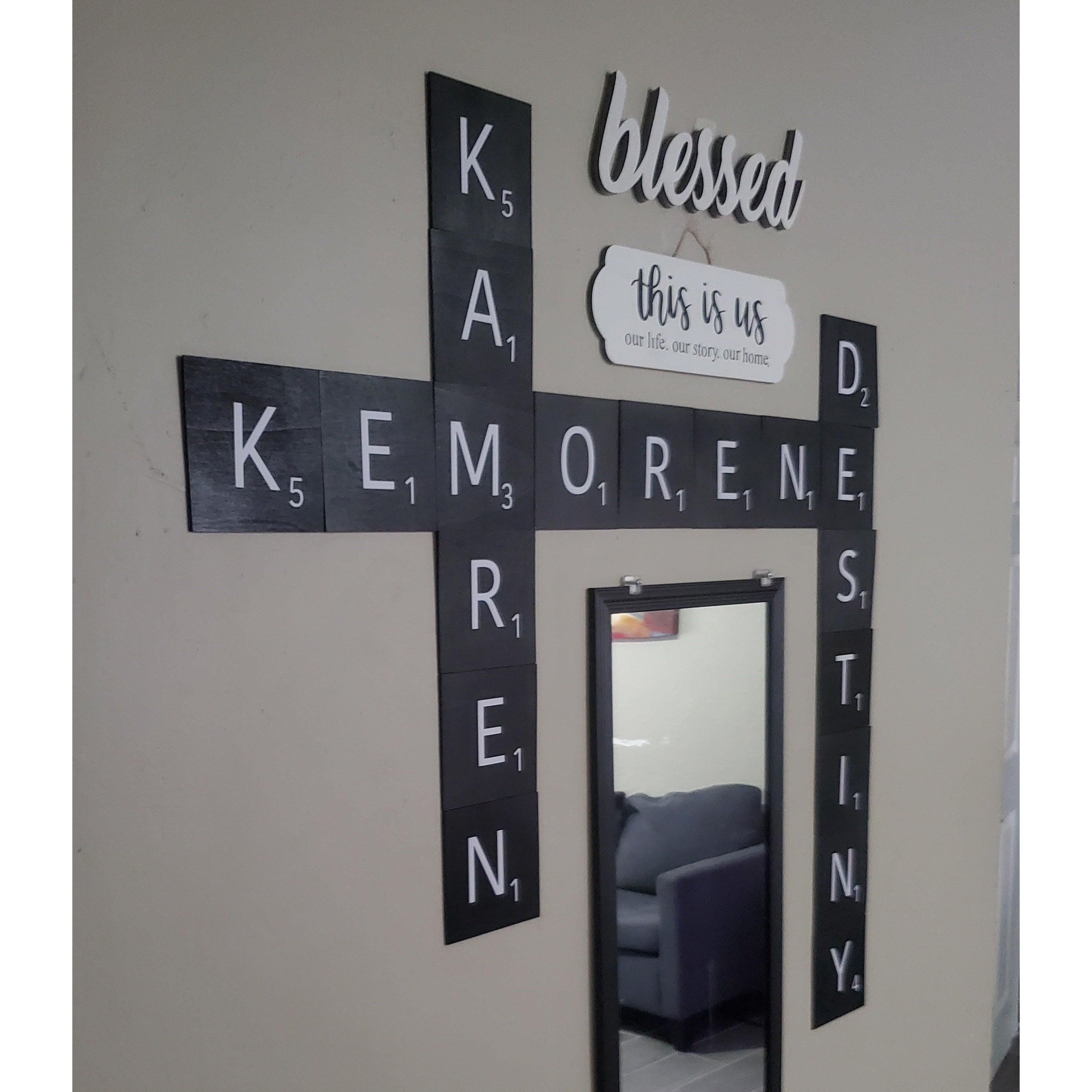 Scrabble Wall Décor Tiles