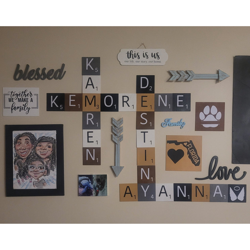 Scrabble Wall Décor Tiles