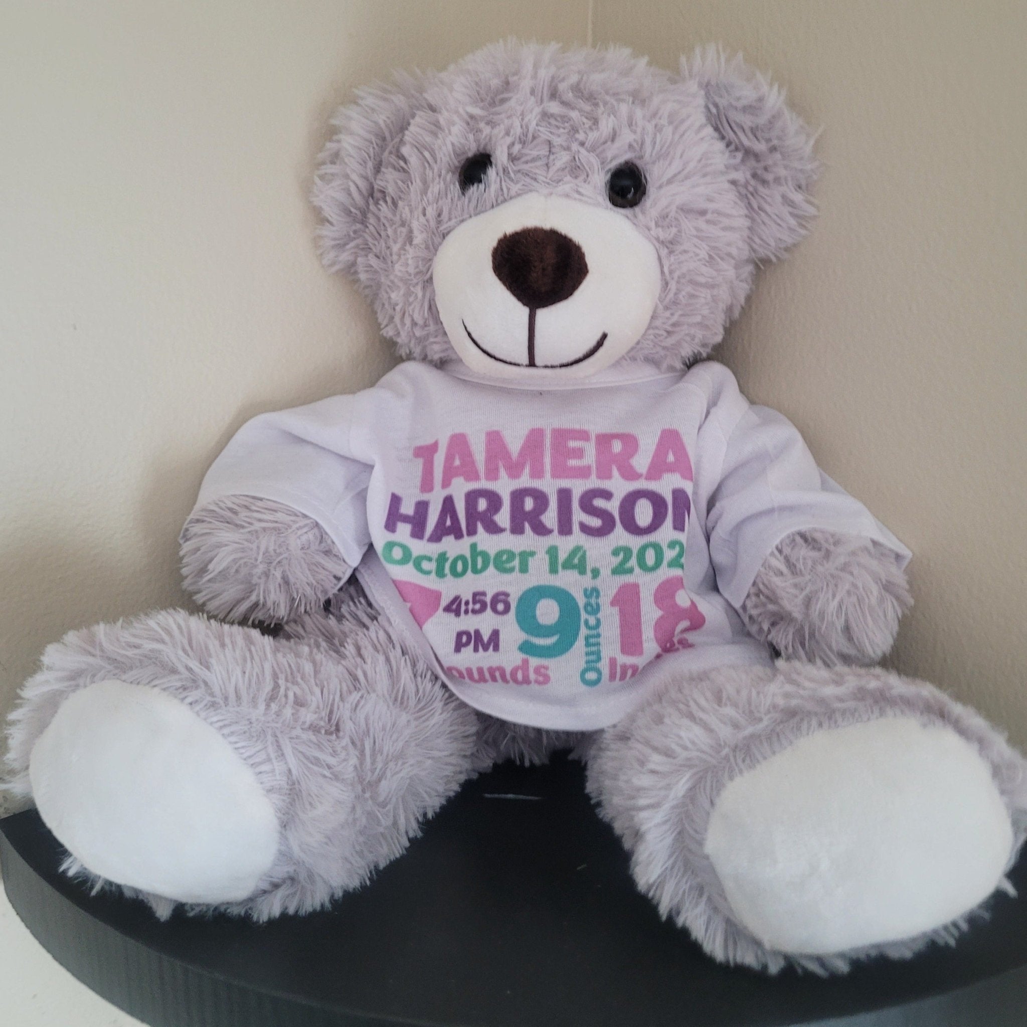 Baby Announcement Teddy Bear - 4Keepsake LLC