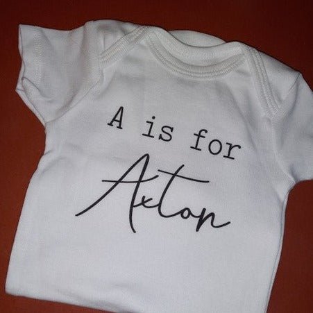 Blank is for Personalized Baby Bodysuit Onesie - 4Keepsake LLC