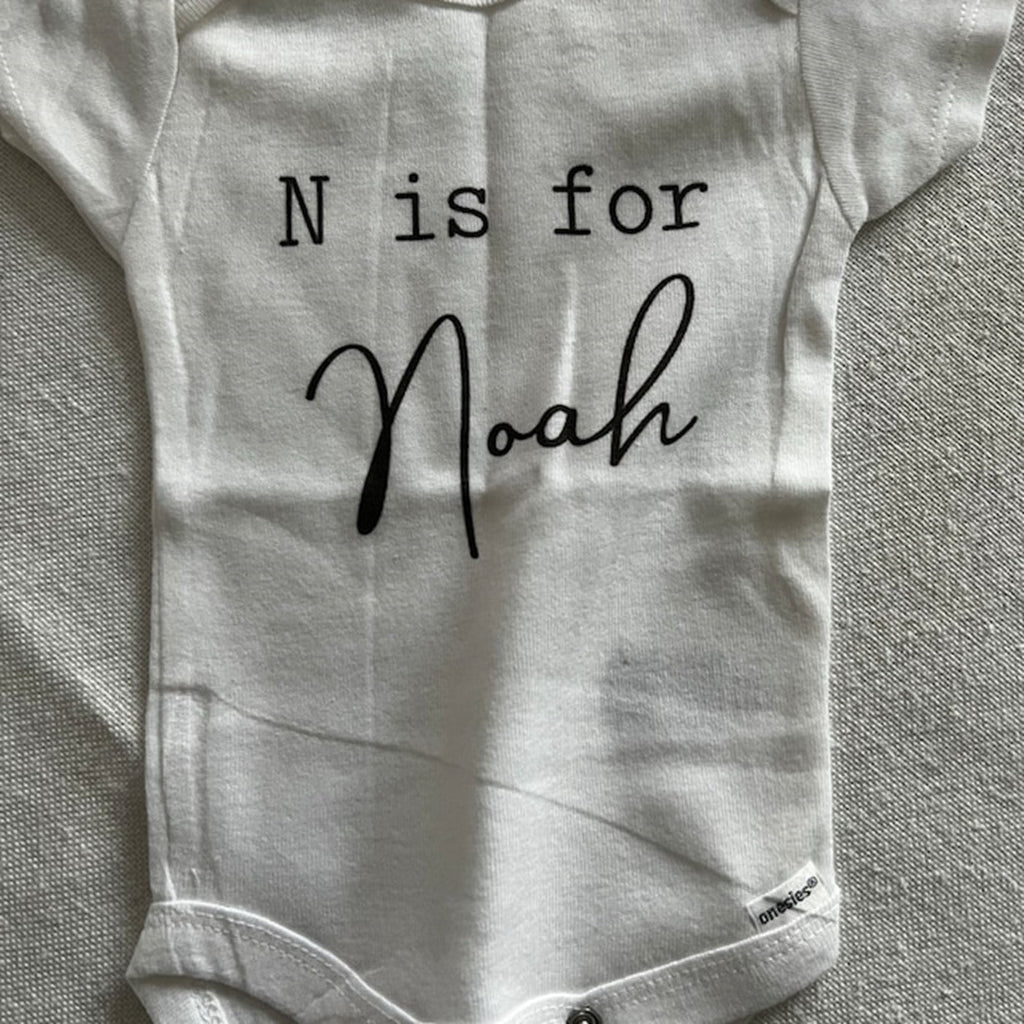 Blank is for Personalized Baby Bodysuit Onesie - 4Keepsake LLC