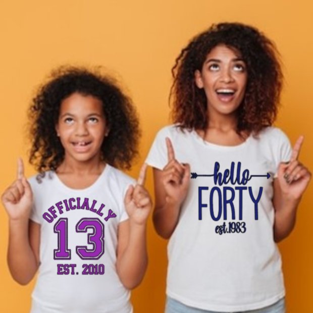 Celebrate Any Age Birthday T-Shirt - 4Keepsake LLC
