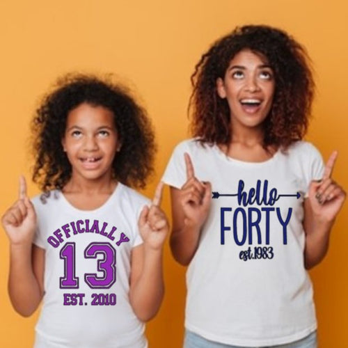 Celebrate Any Age Birthday T-Shirt - 4Keepsake LLC