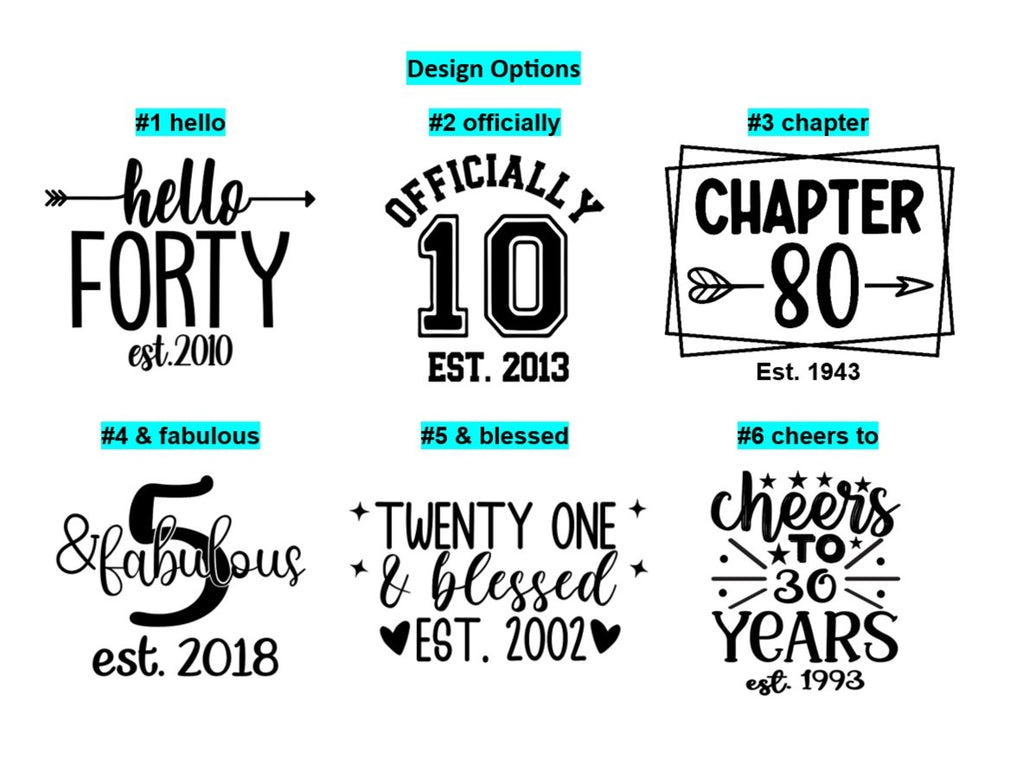 Celebrate Any Age Birthday T-Shirt - 4Keepsake LLC