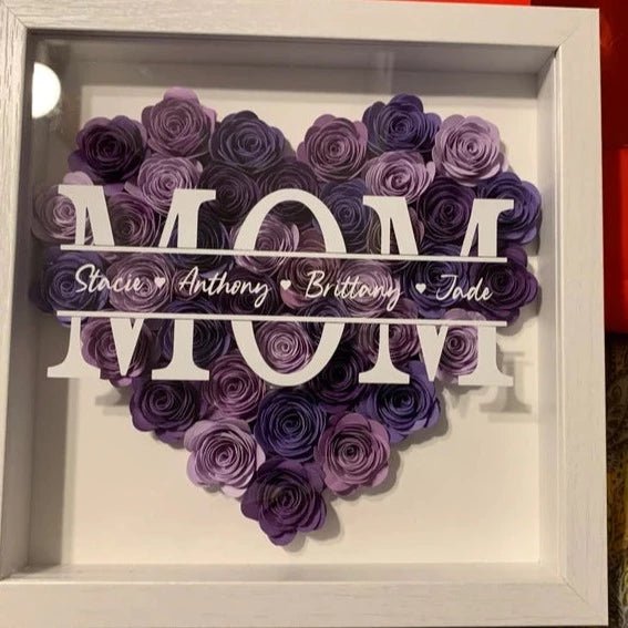 Celebrate Mom Shadow Box - 4Keepsake LLC
