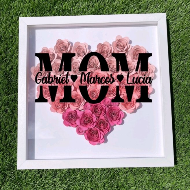 Celebrate Mom Shadow Box - 4Keepsake LLC