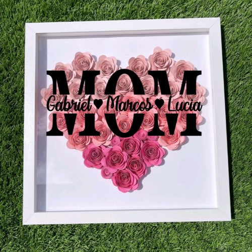 Celebrate Mom Shadow Box - 4Keepsake LLC