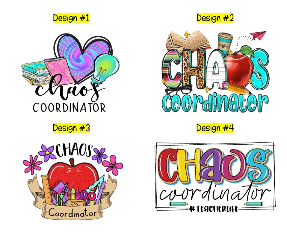 Chaos Coordinator Personalized Mousepad - 4Keepsake LLC