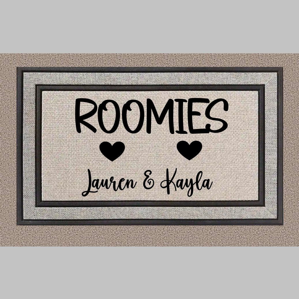 College Roomies Personalized Doormat - 4Keepsake LLC