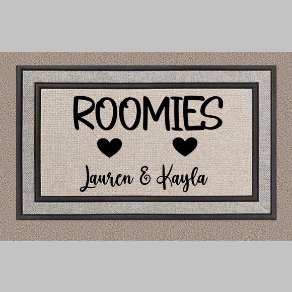College Roomies Personalized Doormat - 4Keepsake LLC