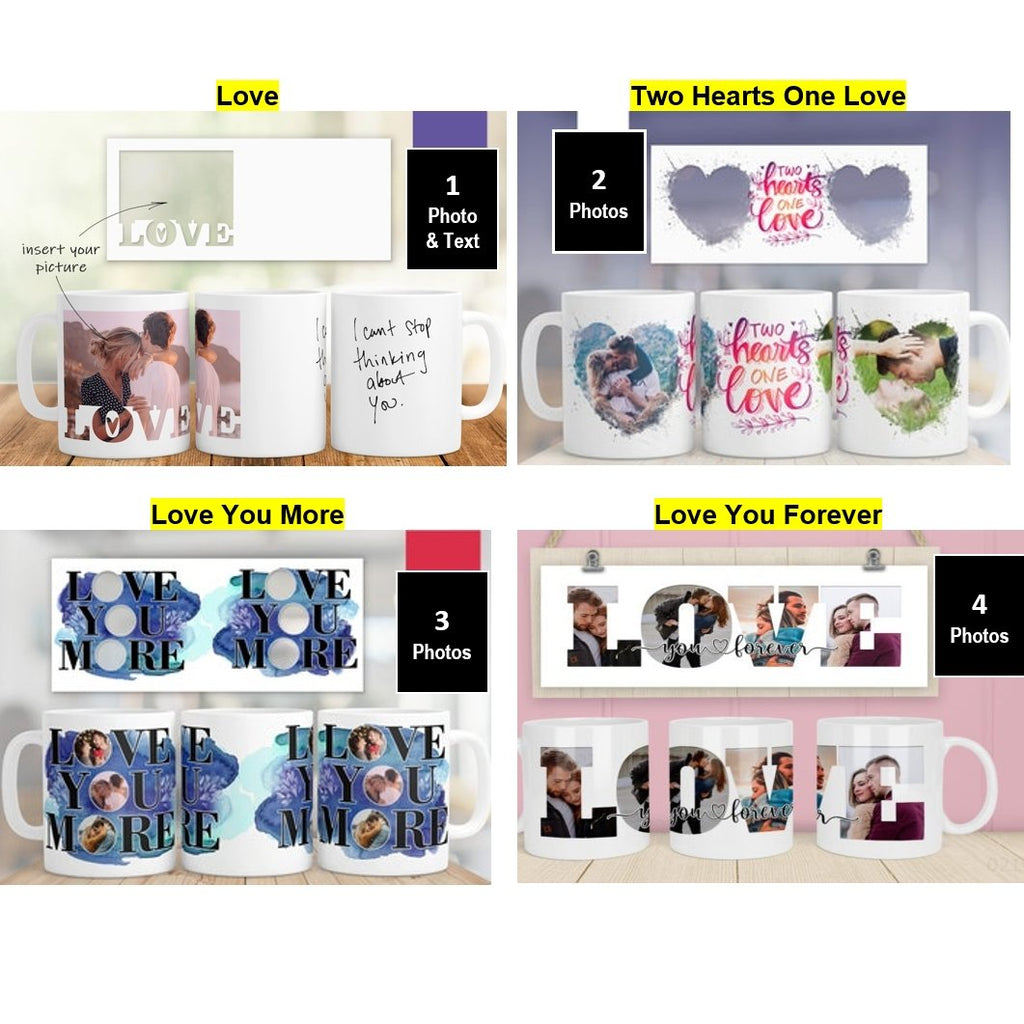 Couple's Love Photo Ceramic Mug - 4Keepsake LLC