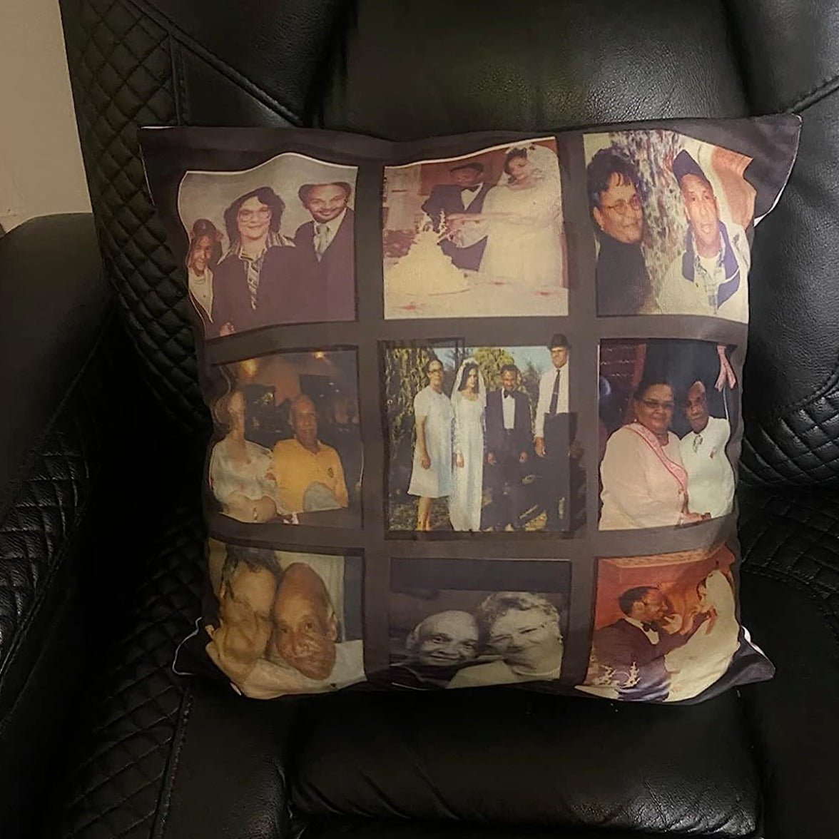 Custom Photo Message Throw Pillow Cover - 4Keepsake LLC