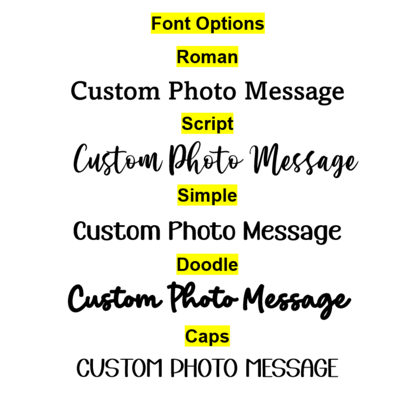 Custom Photo Message Throw Pillow Cover - 4Keepsake LLC