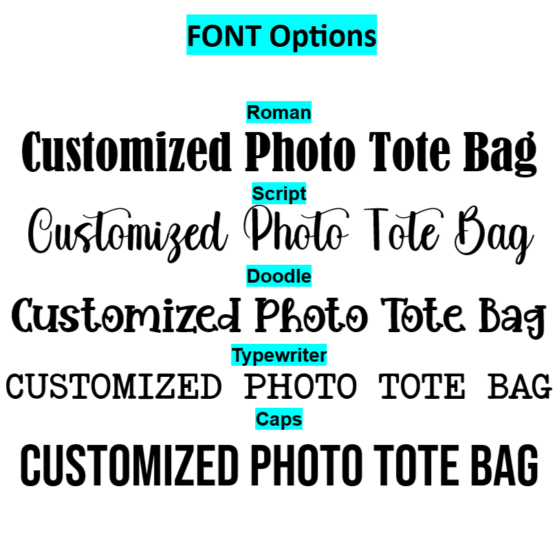 Custom Photo with Message Tote Bag - 4Keepsake LLC