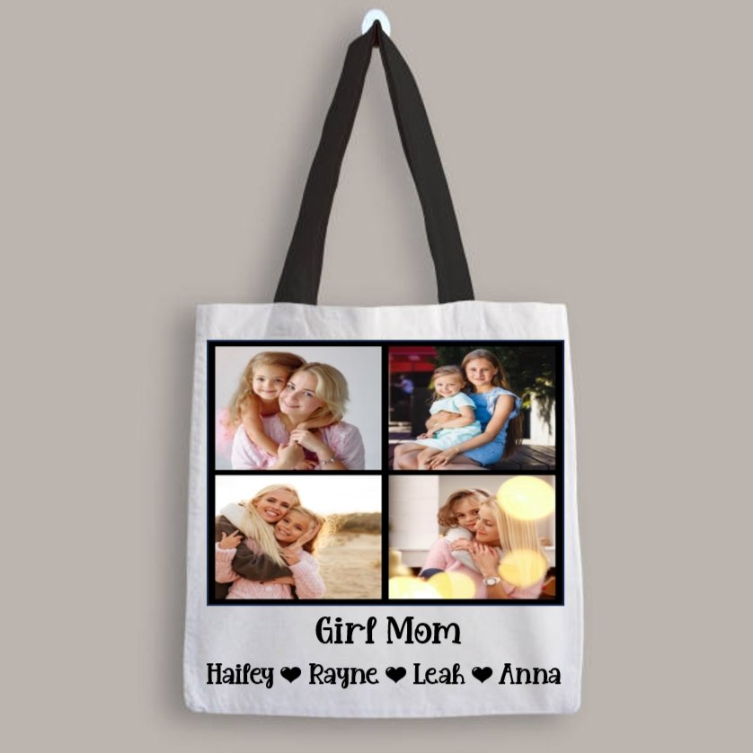 Custom Photo with Message Tote Bag - 4Keepsake LLC