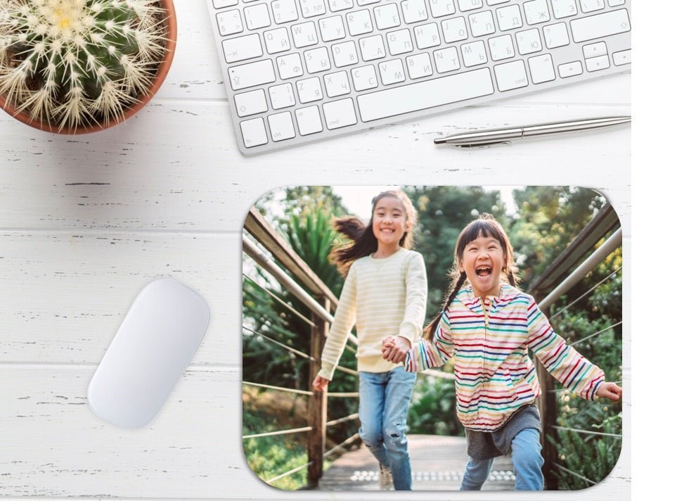 Custom Photo with Optional Text Mousepad - 4Keepsake LLC