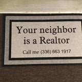 Custom Text or Logo Doormat - 4Keepsake LLC