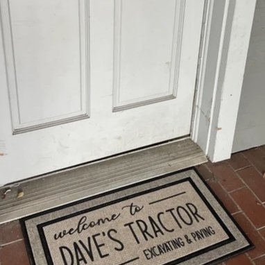 Custom Text or Logo Doormat - 4Keepsake LLC