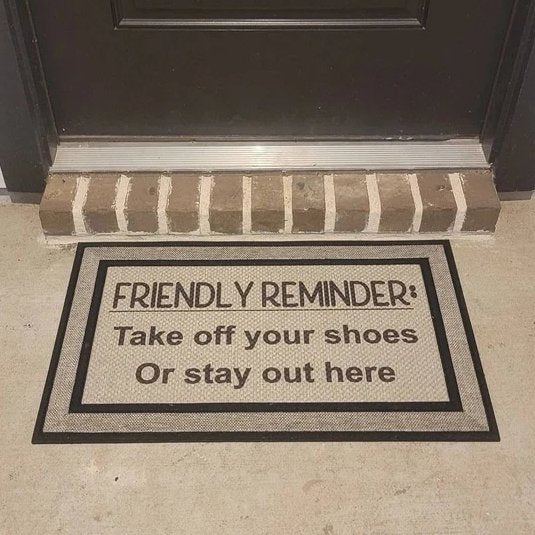 Custom Text or Logo Doormat - 4Keepsake LLC