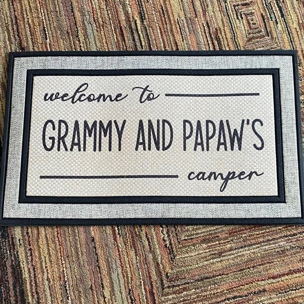Custom Text or Logo Doormat - 4Keepsake LLC