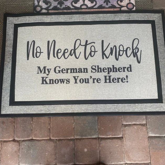 Custom Text or Logo Doormat - 4Keepsake LLC