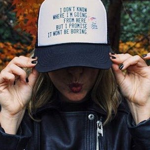 Custom Text Trucker Hat - 4Keepsake LLC